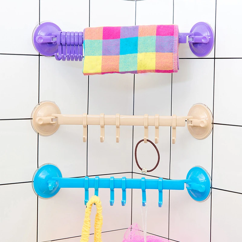 Держатель для полотенец на присоске органайзер вакуумного хранения