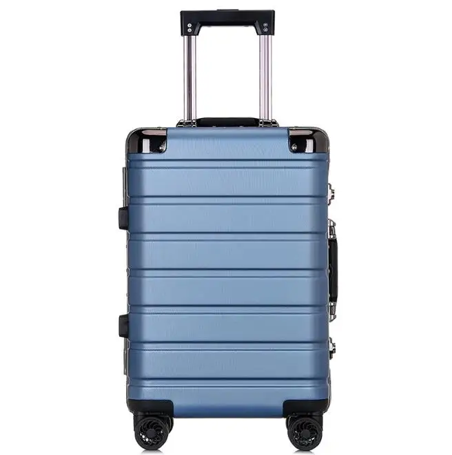 light blue Travel tale 2" 24" бизнес путешествия чемодан тележка с твердыми стенками путешествия сумки и чемоданы для мужчин и женщин - Цвет: light blue