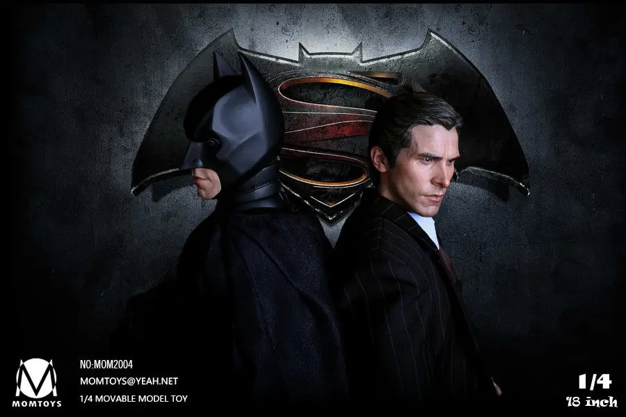 MOMTOYS 1/4 Scale The Dark Knight Rise Бэтмен Белл костюм Ver. Кукла фигурка MOM2004 дешевая