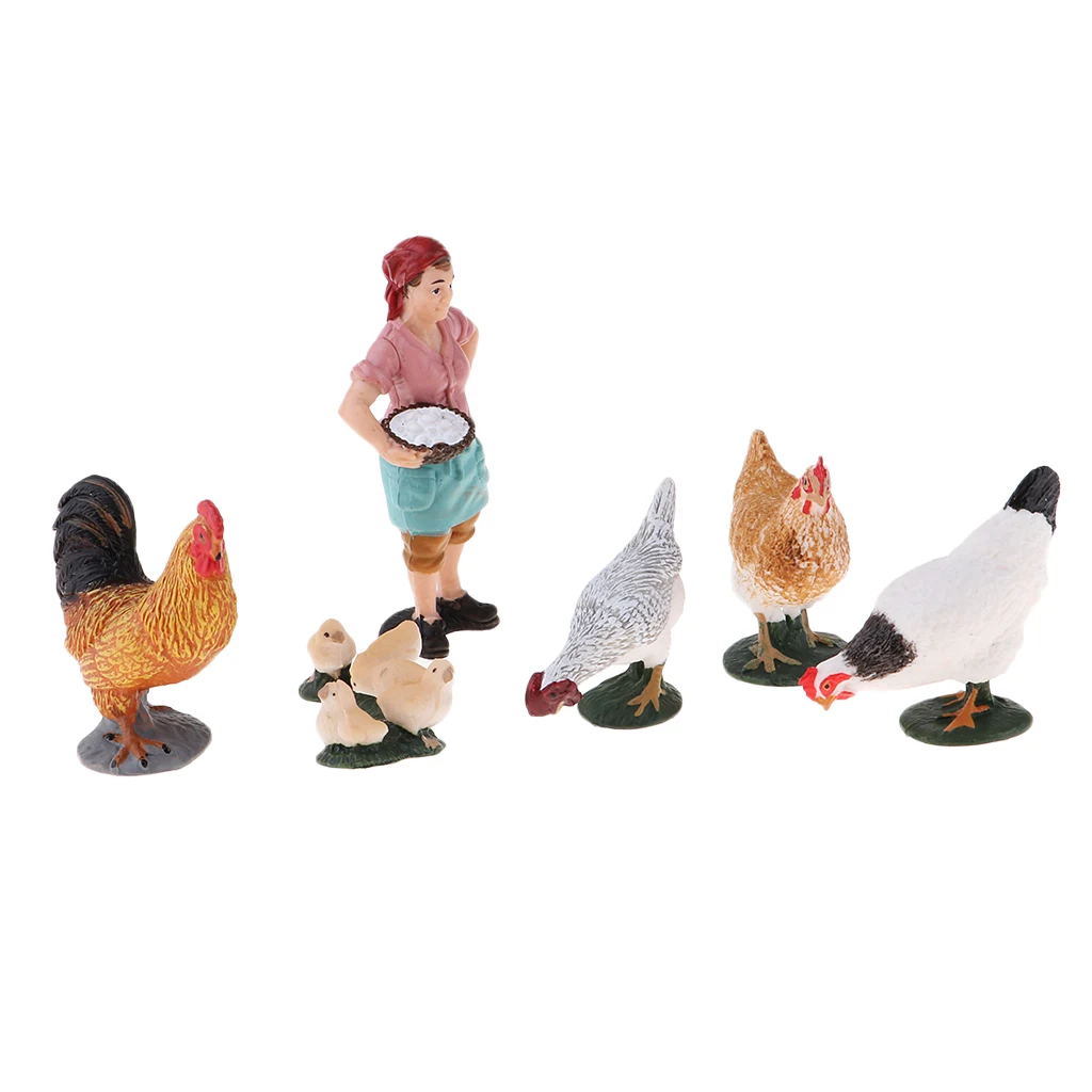

Игрушечная Мини-Ферма HO Scale, игрушечная мини-игрушка для маленьких людей