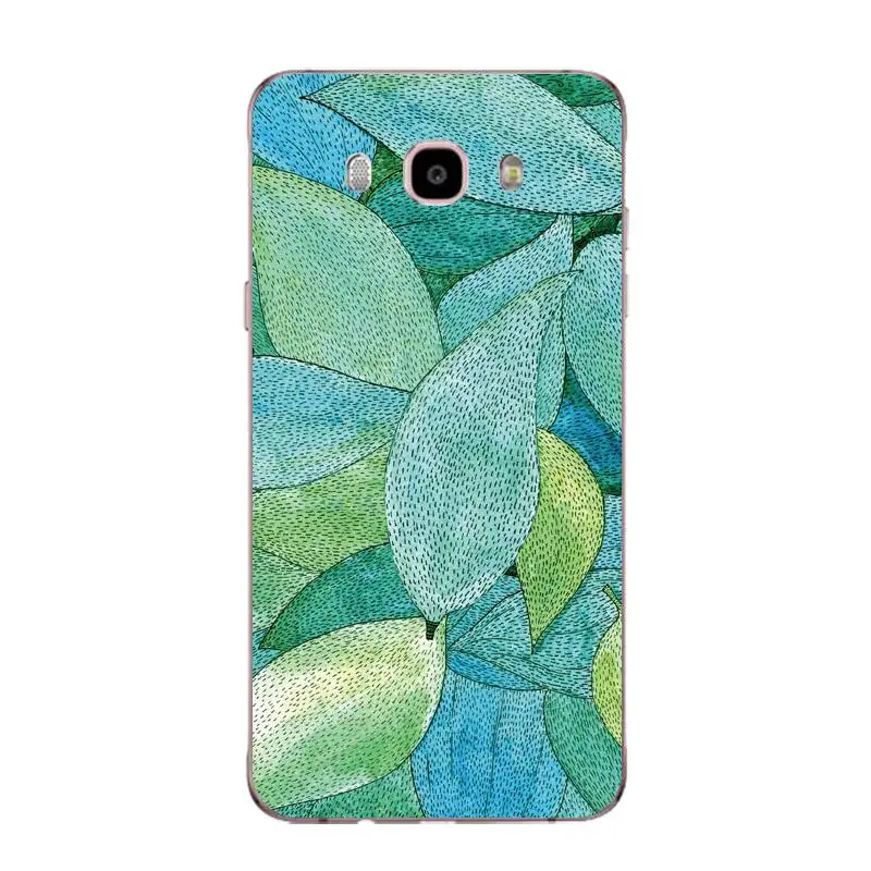 Mandala Soft Clear TPU Phone Case For Samsung J3 J5 J7 S6 S7 S8 note8 A3 A5 C7 J2prime Flora Leaf Silicone Cover Free Shipping | Мобильные