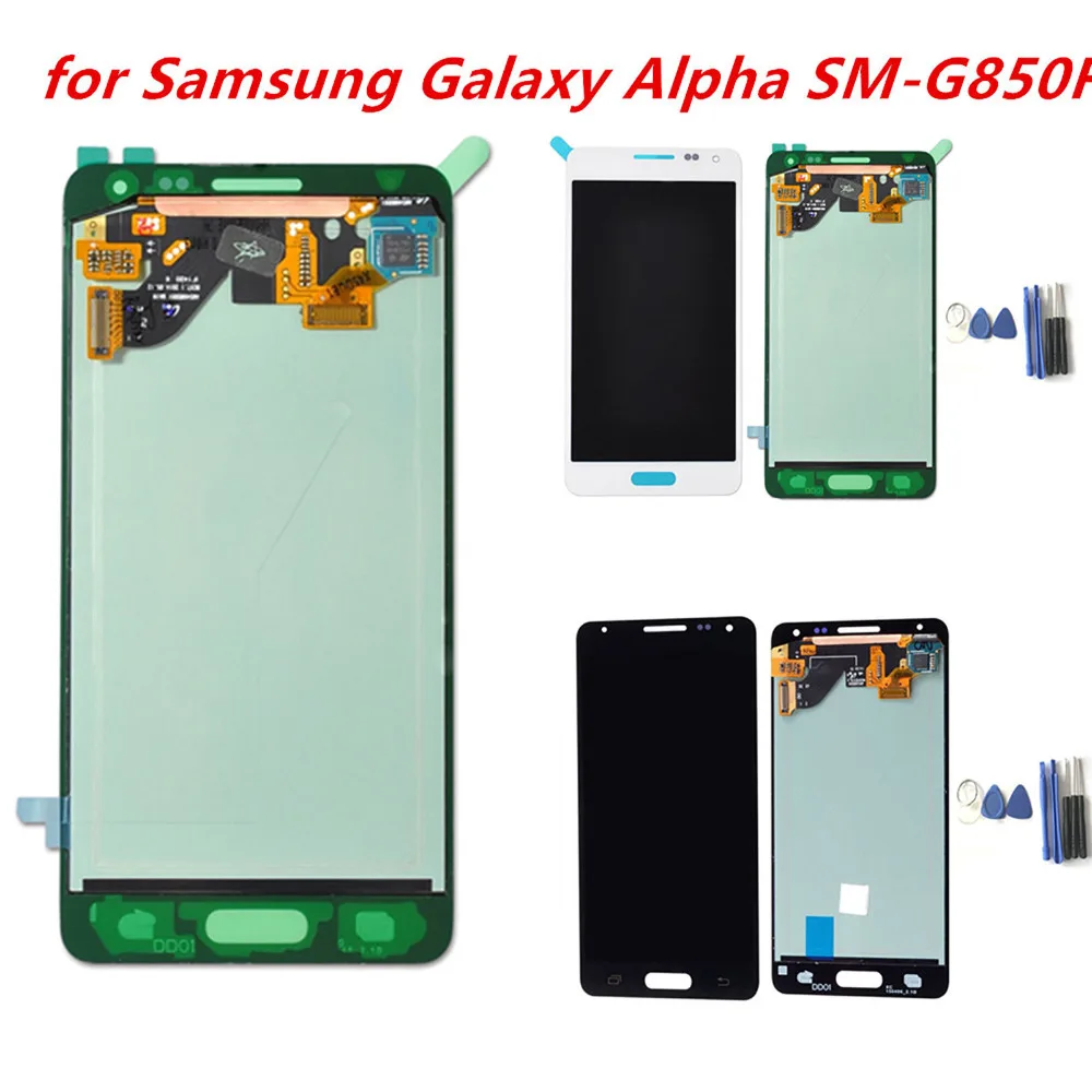 ЖК дисплей Super AMOLED для Samsung Galaxy Alpha Note 4 mini G850 G850F G850M с сенсорным экраном и