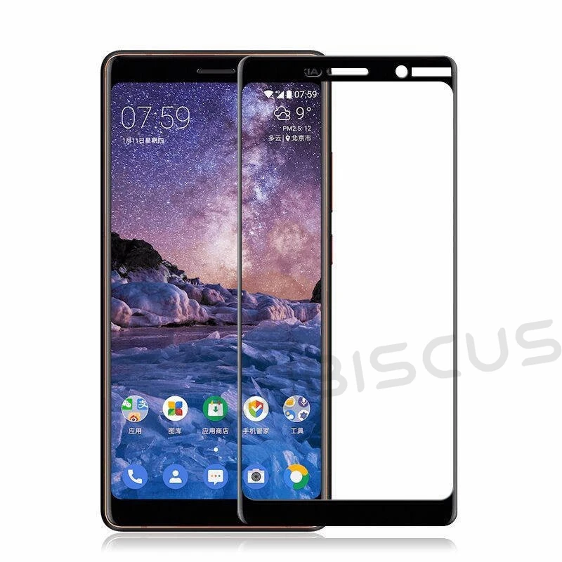 9D стекло для Nokia 5 7 Plus X5 X6 2 1 8 6 3 4 закаленное защитное экрана полное покрытие пленка