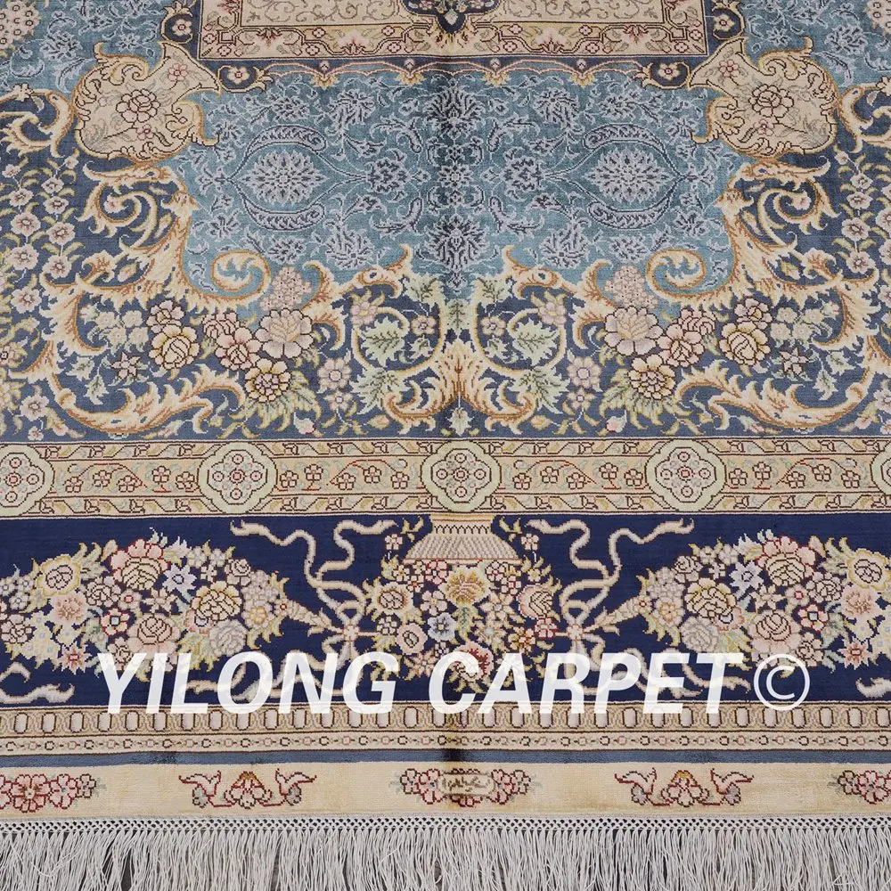 Yilong 5 'x 8' ориенальный Традиционный китайский ковер ручной работы восточные