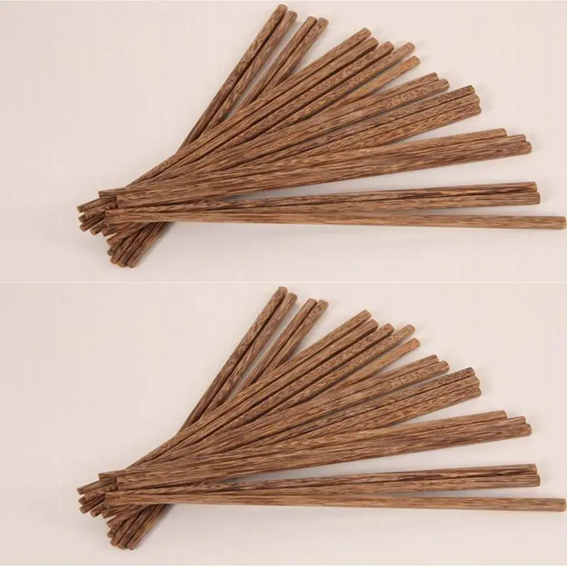 Палочки для еды из натурального дерева 100 пар китайские палочки 25 см деревянные