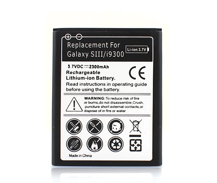 1 шт. перезаряжаемый аккумулятор для телефона Samsung Galaxy S3 i9300 S 3 SIII i9305 i747 i535 L710 T999