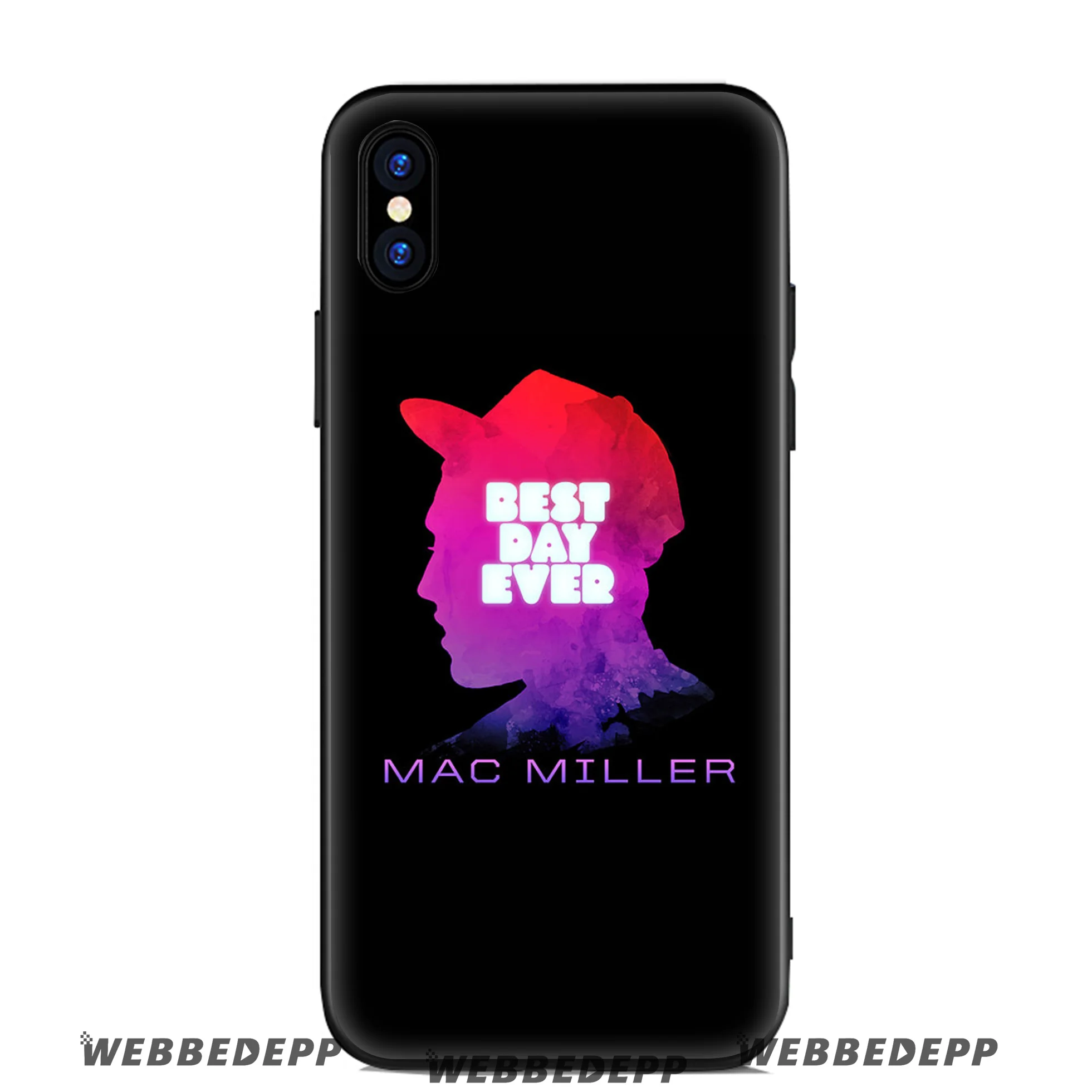 WEBBEDEPP Mac Miller Мягкий силиконовый чехол для Apple iPhone 11 Pro Xr Xs Max X или 10 8 7 6 6S Plus 5 5S SE TPU |