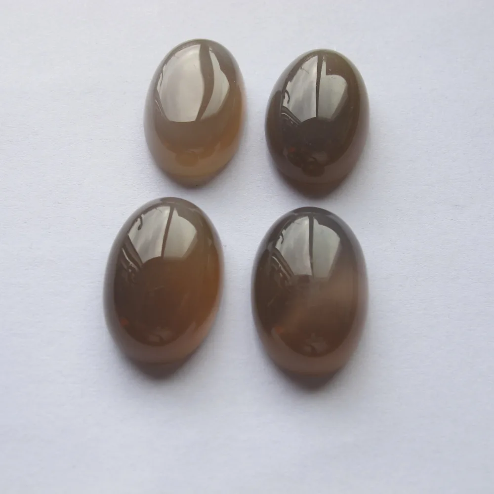 Натуральный серый Агат carnelian15 x 22x9 мм драгоценный камень Кабошон подходит для