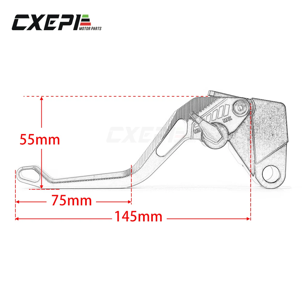 С логотипом MONSTER Motorcycle Brakes для DUCATI 696 796 695 620 400 ЧПУ Регулируемые тормоза рычаги
