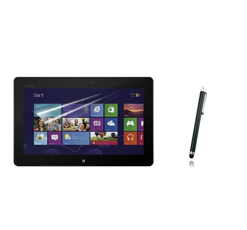 1x пленка + ткань Стилус прозрачная защитная для ЖК экрана ASUS Win8 VivoTab RT TF600T TF600