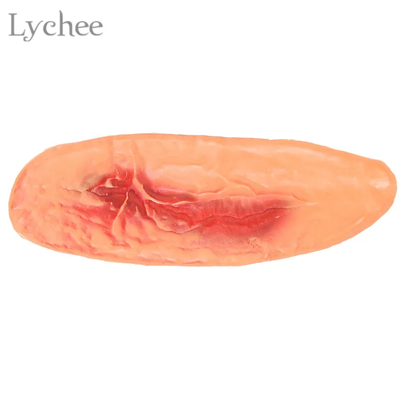 Lychee ужасный Хэллоуин наклейка на рану крови зомби шейный шрам фальшивые шрамы