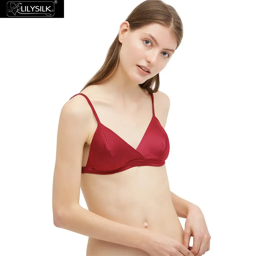 LILYSILK Bralette Шелковый сексуальный удобный