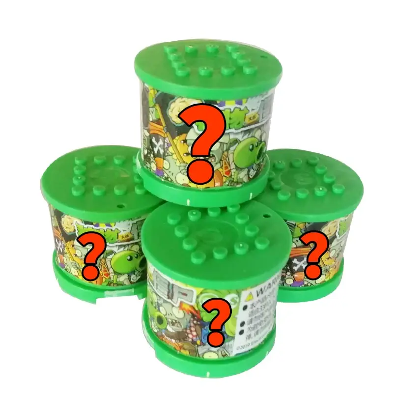 5 Blind Boxes Растения против фигурки зомби строительные блоки ПВЗ фигурки ролевые игры битвы обучающие игрушки для детей Коллекция для взрослых - Цвет: 5 Blind Boxes