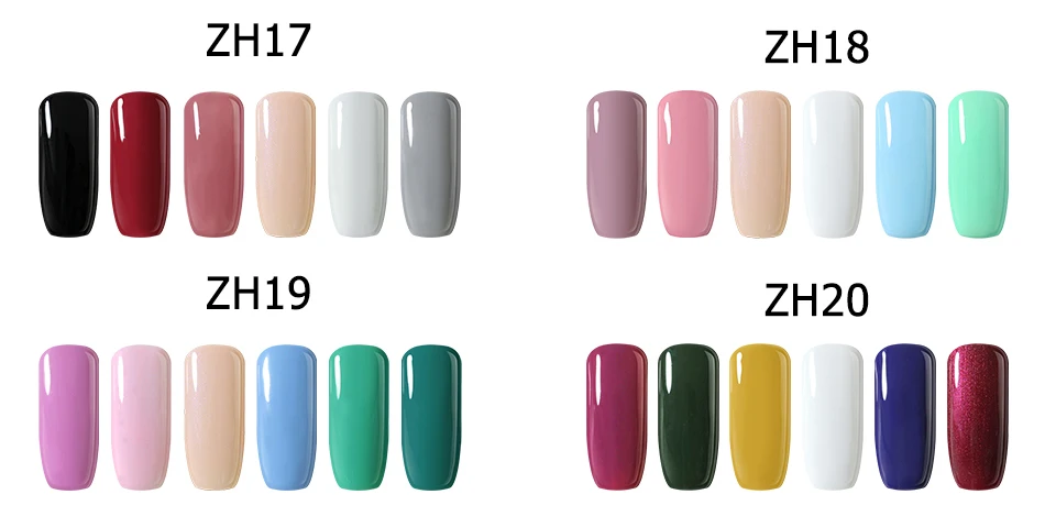 Clou Beaute 6 шт. гель лак для ногтей набор 8 мл Подарочная коробка УФ Гибридный гвоздь Art Vernis Полупостоянный впитывающий гель лак для ногтей
