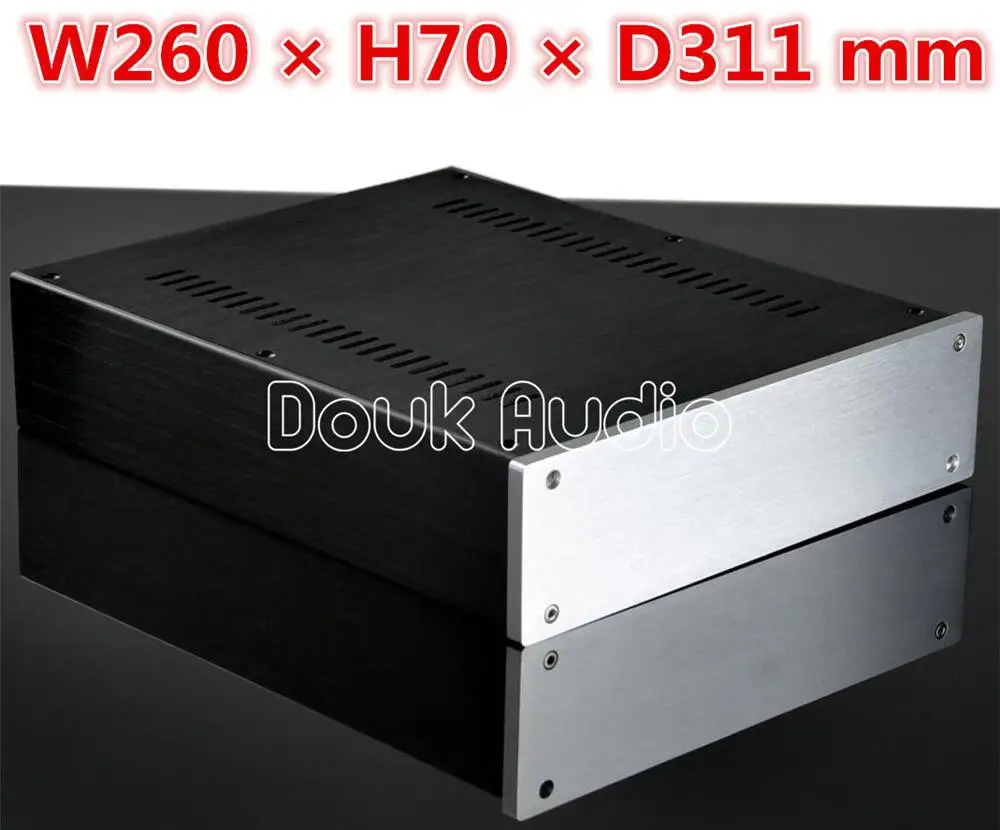 

Nobsound Aluminum Chassis Power Amplifier Enclosure DAC Shell Headphone Box