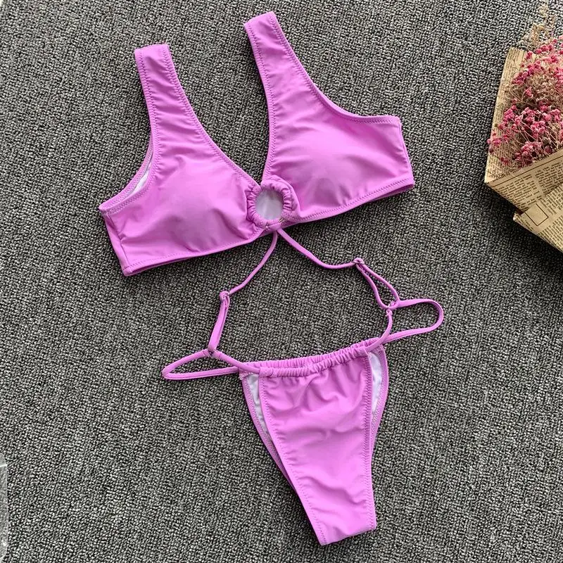 Misswim под змеиную кожу цельный купальник сексуальный бандажный боди бикини 2019 High