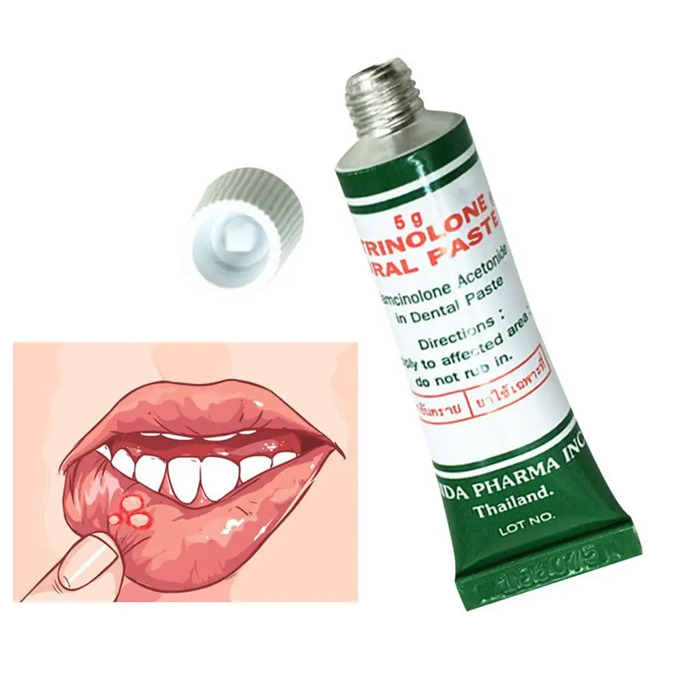 

100pcs Mouth Ulcer Relief Gel Natural Herbal Oral Antibacterial Cream Fast Relief from Severe Pain & Irritation Oral Care