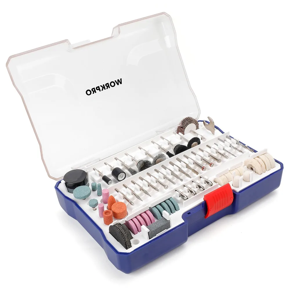 WORKPRO 295 шт. аксессуары для вращающихся инструментов абразивные шлифовальные биты алмазные колеса аксессуары для электроинструмента наборы