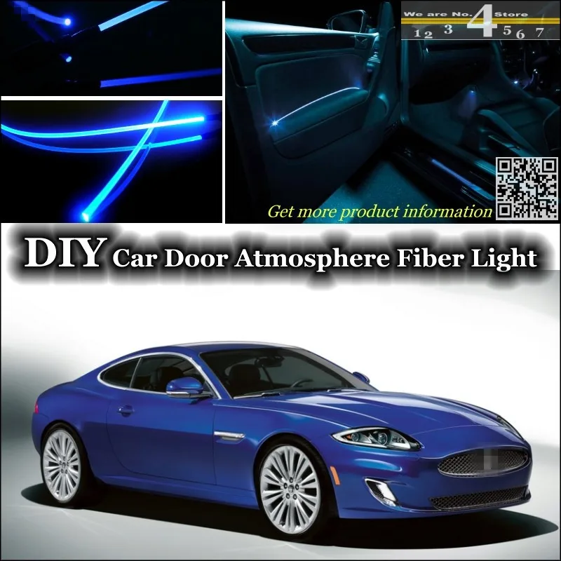 Для Jaguar XK/XKR/XK8 внутренняя настройка окружающего света атмосферное волоконно
