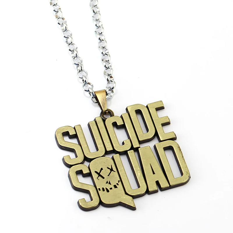 Харли Квин пуддин Чокеры ожерелье s отряд самоубийц с воротником Золотой