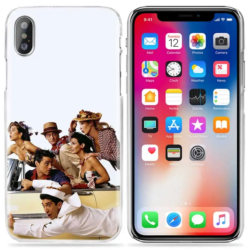06 Чехол Friends tv Show для iPhone XS Max XR X 10 7 7S 8 6 6S Plus 5S SE 5 4S 4 5C 11Pro, Роскошный чехол, жесткий пластиковый чехол для телефона - Цвет: 06