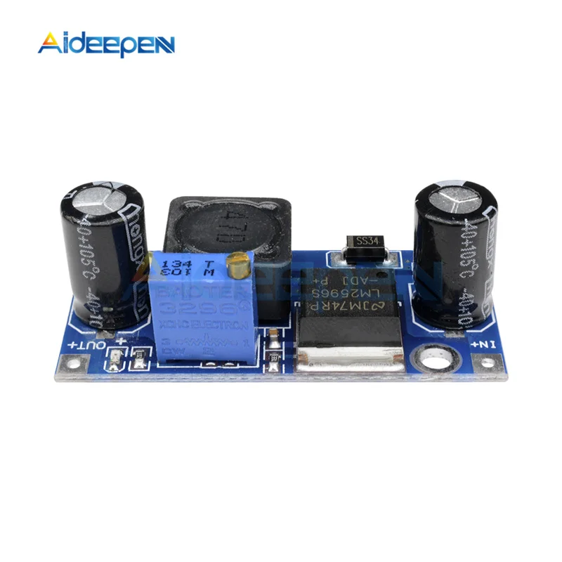 LM2596 LM2596S LM2596HV DC-DC 4,5-40 в 3 А Регулируемый понижающий модуль преобразователя постоянного напряжения 24 в 12 В 5 в 3 в 150 кГц