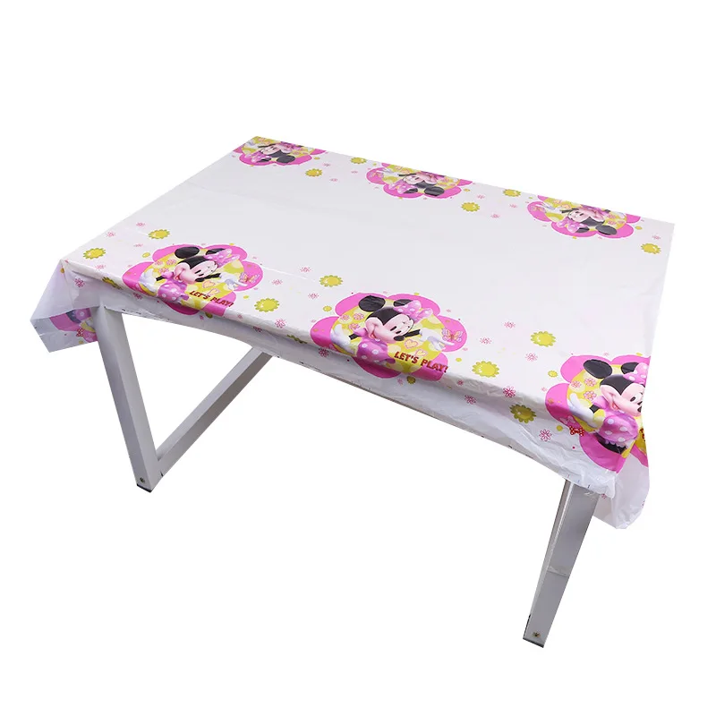 1pc 180*108cm Minne Mouse Disposable Table Cloth Map Home Cute Theme Tablecloth Tablecover For Kids Boy Girl Birthday Party |
