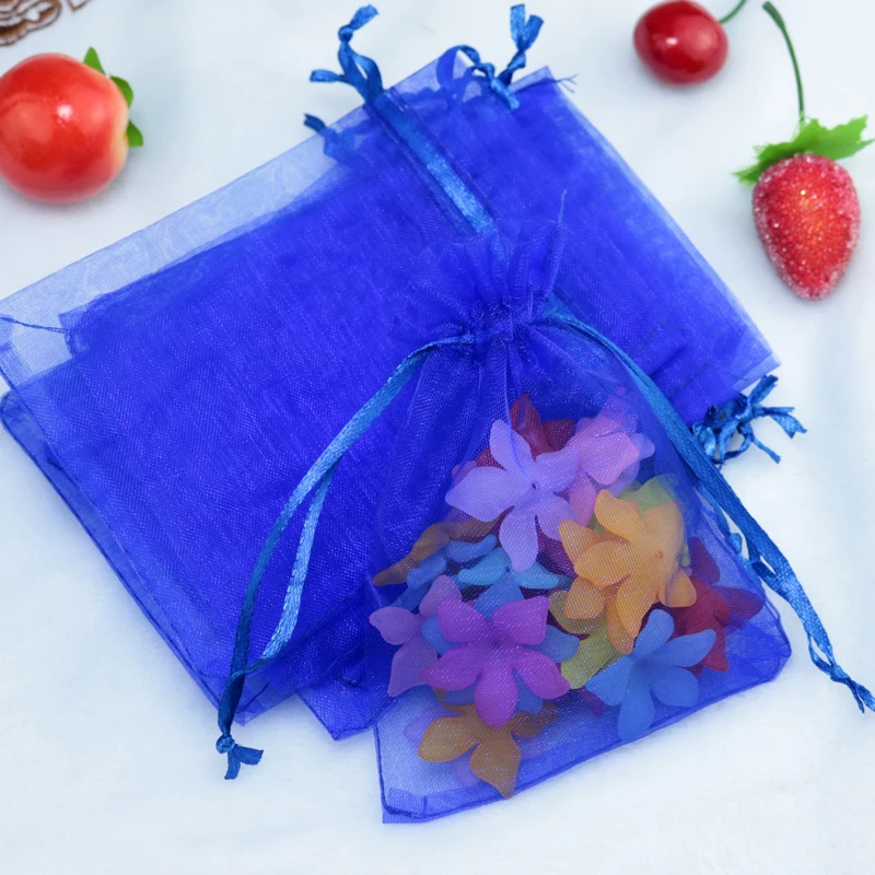 Wholesale Organza Bag 30x40cm,Wedding Jewelry Packaging Pouches,Nice Gift Bags,Royal Blue,200pcs/lot