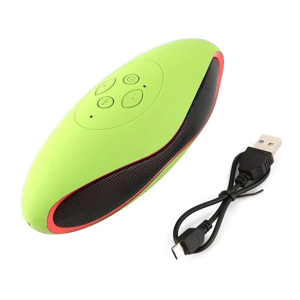 green-red Мини Bluetooth динамик портативный беспроводной динамик звуковая система 3D стерео музыка объемный TF USB Super Bass Колонка акустическая система - Цвет: green-red