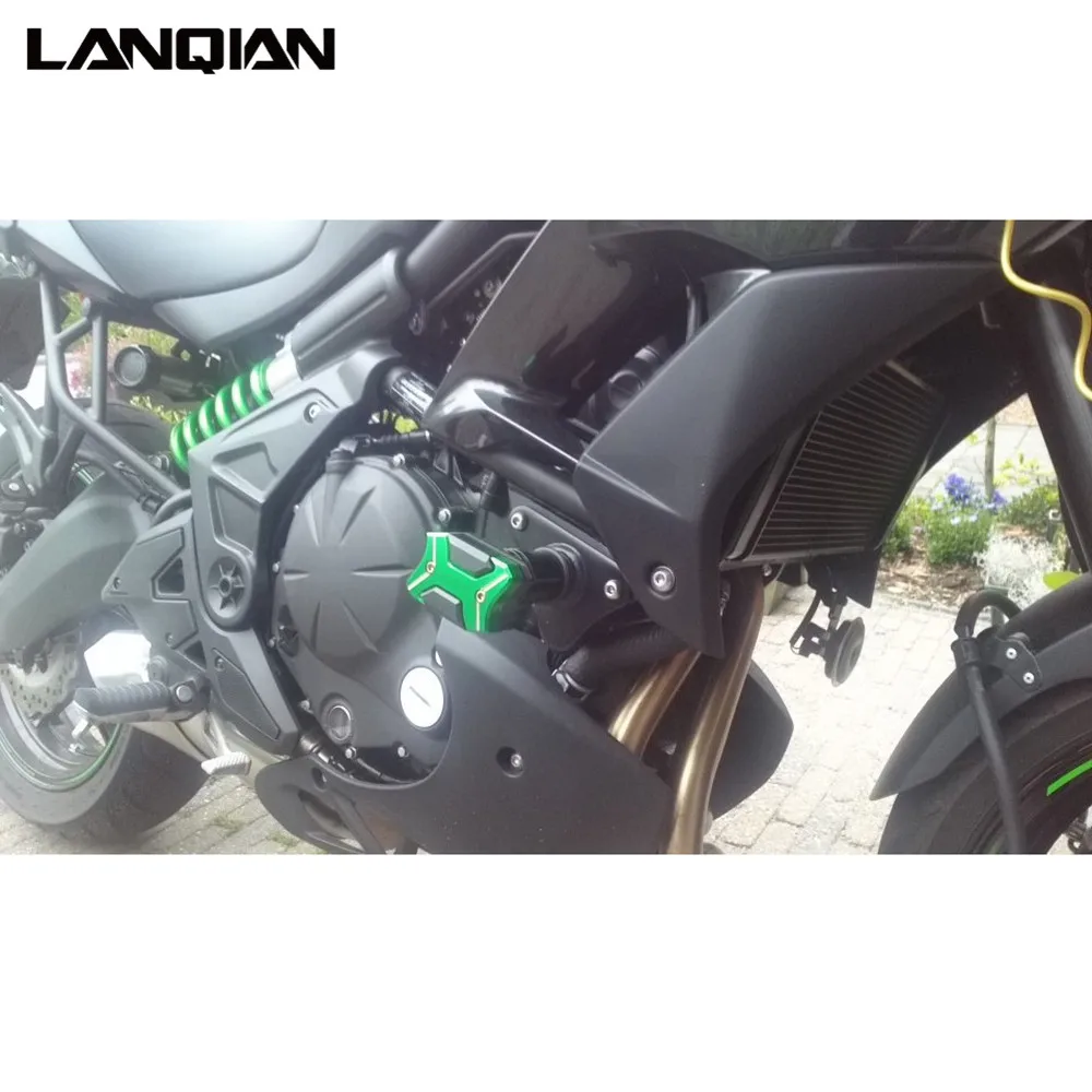Для KAWASAKI Versys 2015 650 CNC Рама мотоцикла слайдер защита двигателя Pad боковая 15 k15|motorcycle