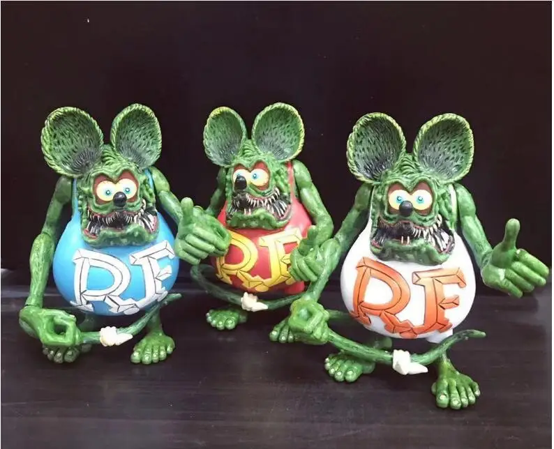 Новинка фигурка крысы в виде из ПВХ Коллекционная модель игрушка Рождественский