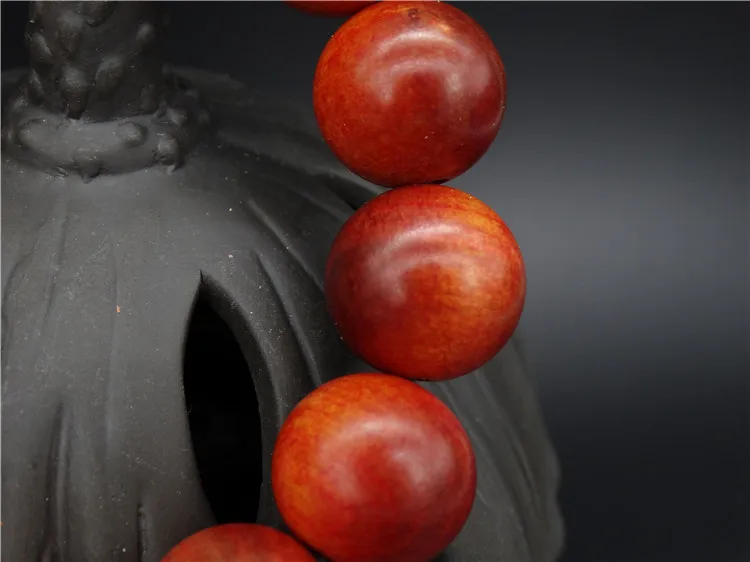 15 мм Monarch RAJA KAYU Wood Тибетский буддизм браслет-амулет