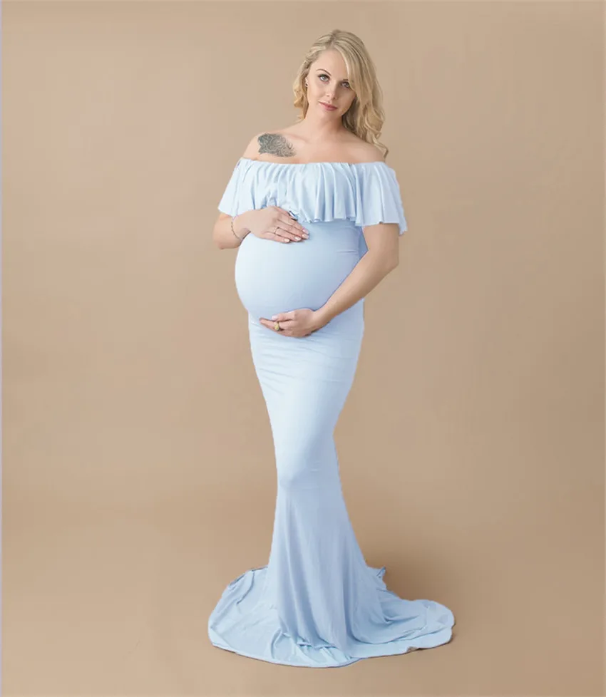 Новые модные платья для беременных фотосъемки реквизит Платья Одежда
