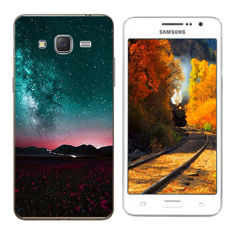 Soft Silicone Phone Case for Samsung G530 Back Cases Girl Cat Printing Grand Prime G531 G531H TPU Cover |