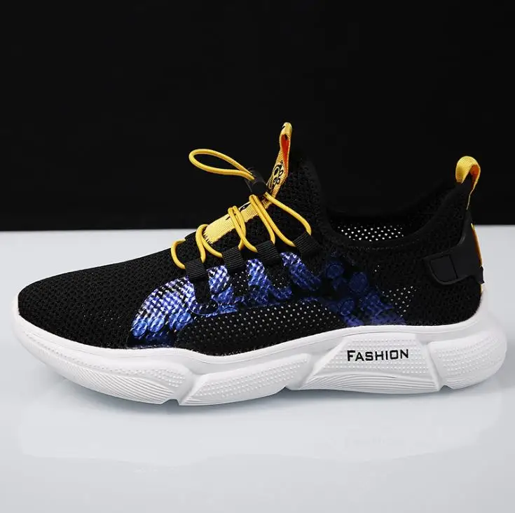 Весна Лето Осень дышащая Нескользящая Мужская обувь повседневные кроссовки на