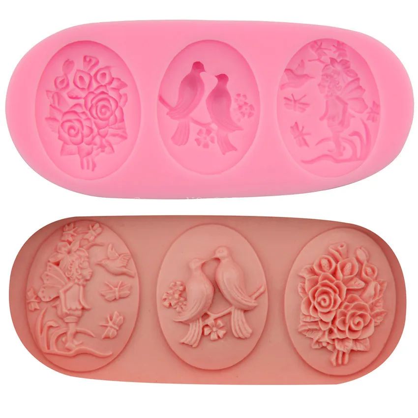 Силиконовое мыло для мастики в виде птицы и бабочки baking tools butterfly siliconesilicone fondant | Отзывы и видеообзор