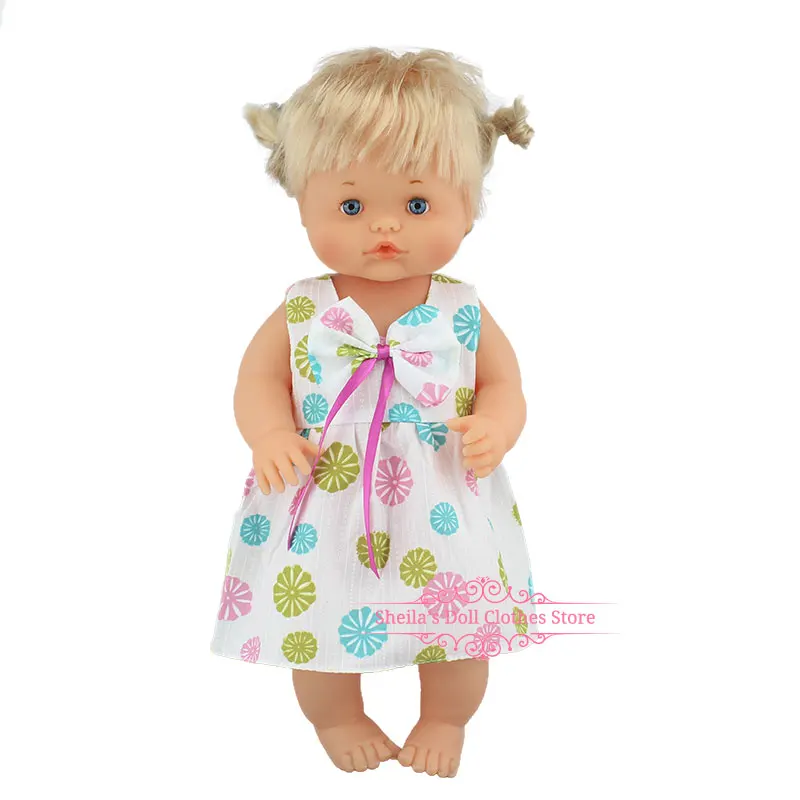 06 Новая одежда подходит 40 см 41 см Nenucos кукла Nenuco Ropa y su Hermanita фиолетовая футболка с длинными рукавами в фиолетовый горошек штаны с шапочкой - Цвет: 06