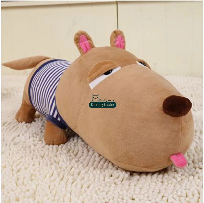 melhor Deitado Dorimytrader 100 Cm Jumbo Mole Animal Cão 39 ''Cães Bonitos Dos Desenhos Animados De Pelúcia Travesseiro Brinquedo De Pelúcia Crianças Boneca Jogo Presente Do Bebê DY61473