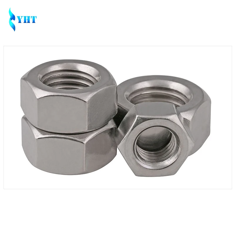 DIN934 M2 M2.5 M3 M4 M5 M6 304 Шестигранная гайка из нержавеющей стали шестигранные гайки