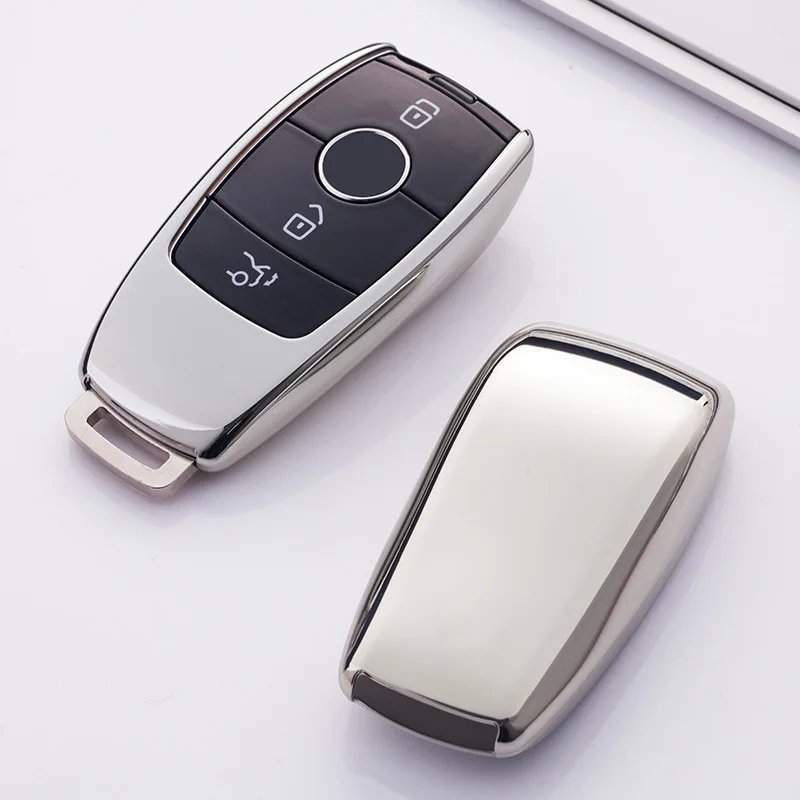 ТПУ автомобильный чехол для дистанционного ключа для Mercedes Benz E Class E200 E260 E300 E320 защитный чехол для брелока держатель