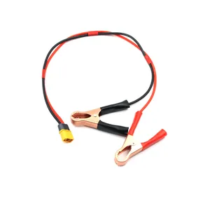 1 шт. зажимы типа Аллигатор 100A разъем адаптера XT60 гнездовой штекер провод Автомобильный кабель зажигания для RC FPV Вертолет игрушки запасные части