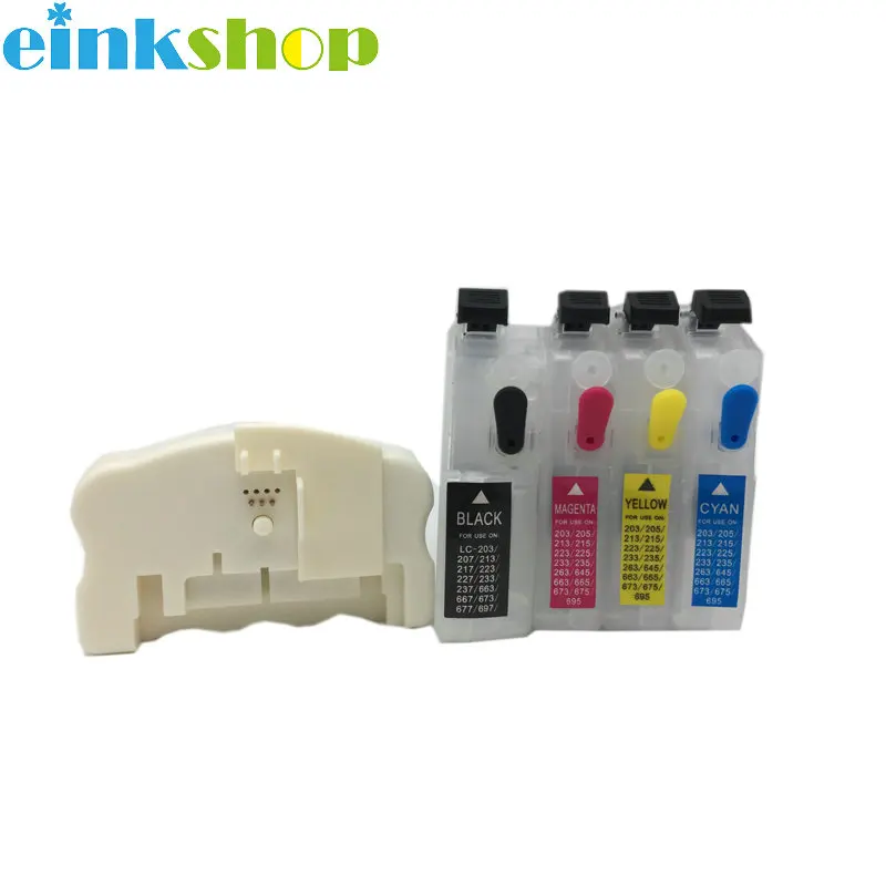 Сбрасыватель микросхем Einkshop для многоразового картриджа brother LC203 LC205 LC207 LC211 LC213 LC215
