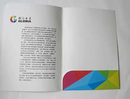 Специальная папка для презентаций с карманами компании(бесплатный дизайн, нужен ваш логотип и детали