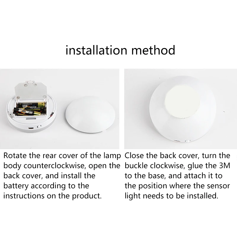 Новый датчик движения свет Магнитный 360 градусов вращения тела индукции