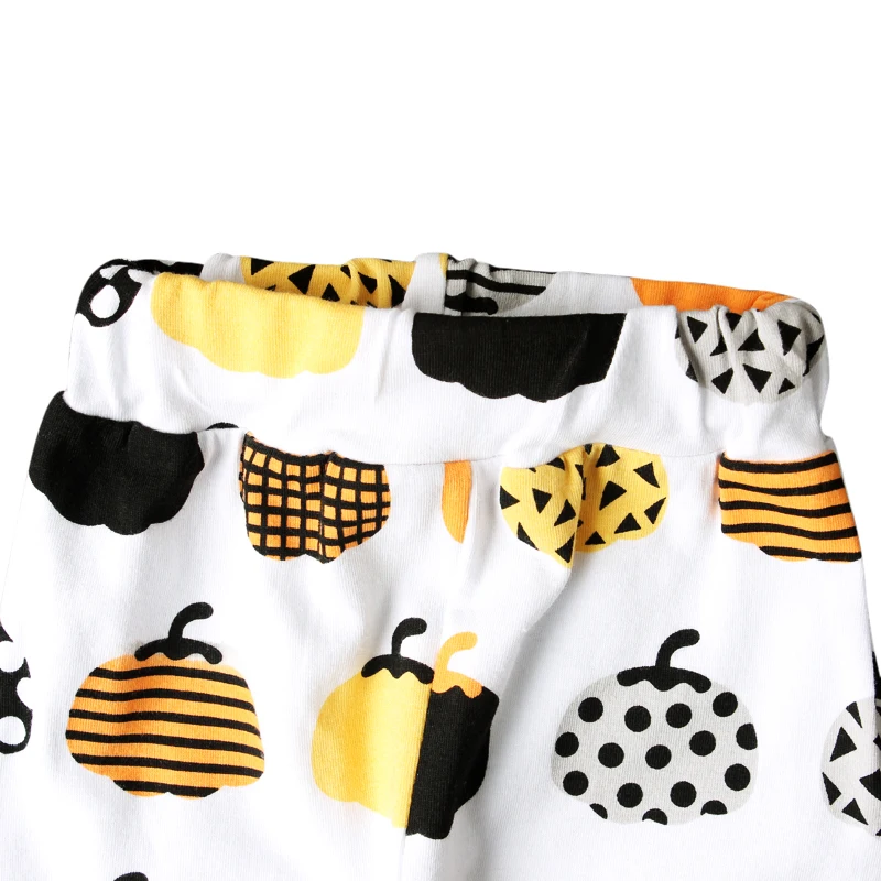 

Boy Long Sleeve Black Tops Pumpkin Printed Halloween Clothes 2017 Autumn New Cute Newborn Infant Baby Boy Rompers Clothes Sets