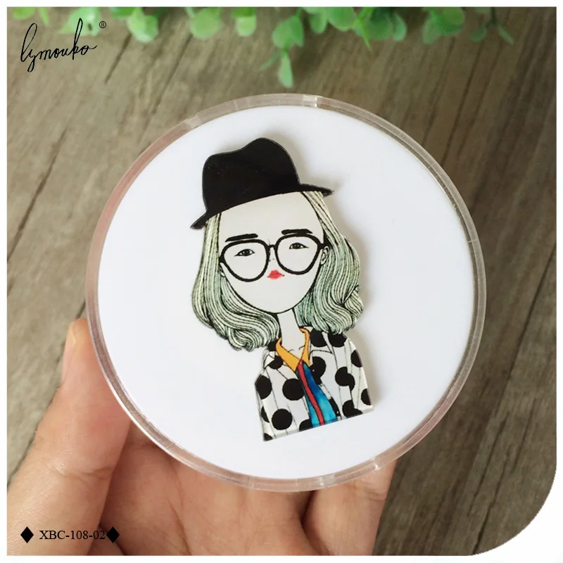 Чехол для контактных линз Lymouko новый дизайн модный популярный чехол с зеркалом