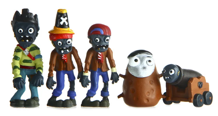 Забавная игрушка Растения против Зомби 7 серия ПВХ игрушки 10 шт мультяшная игра