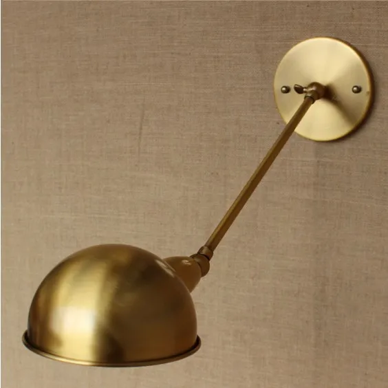 Золотая фотография для гостиной в стиле лофт винтажная настенная лампа Эдисона