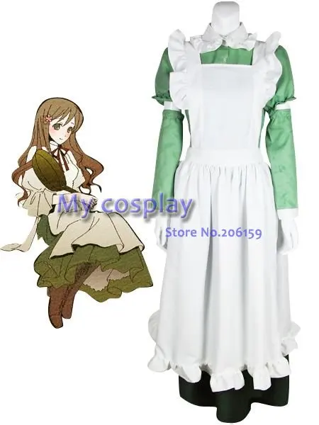 

Hetalia Axis Powers Little Italy Maid Cosplay Costume Female Dress Famale Cosplay Halloween Costumes-- Freeshipping