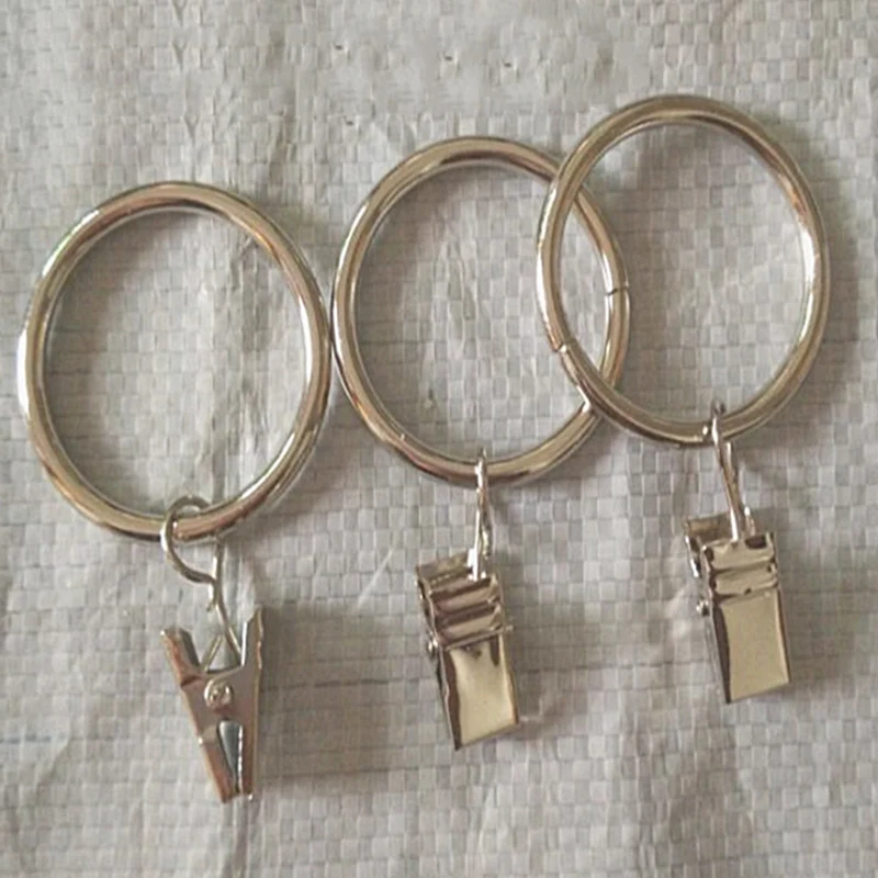 10 шт. крючки для штор из нержавеющей стали | Дом и сад